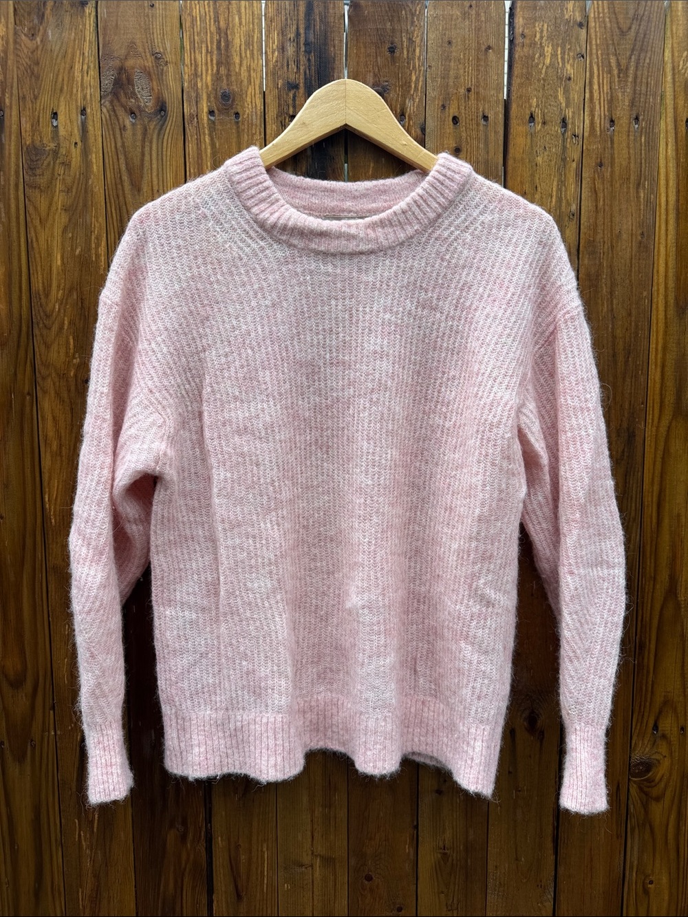 Everlane alpaca Blush Pink Crewneck Sweater